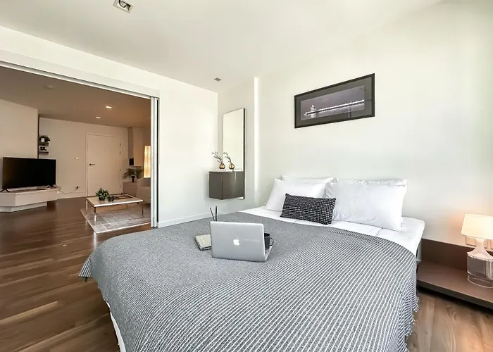 Apartamento Contemporary Modern 1br - Ultra Fast Wifi - On Nut *
